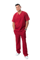 Fototapeta premium Young handsome doctor, surgery