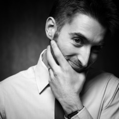 Attractive young businessman