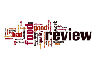 Food review  word cloud