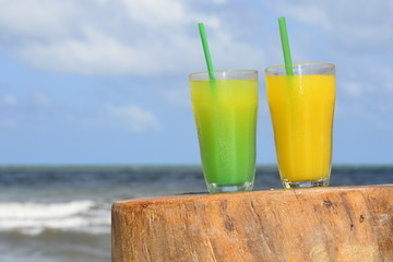 Exotic Cocktail at beach
