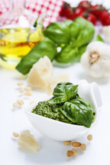 freshly made pesto