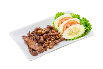 Fried pork thai style