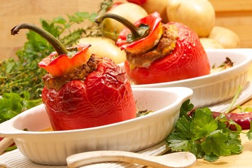 Gefüllte Paprika