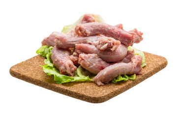 Raw chicken neck