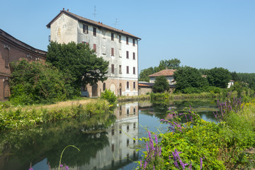 Fototapeta na wymiar Certosa di Pavia, stary dom