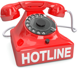 Telefon Hotline - obrazy, fototapety, plakaty