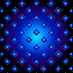 Blue grid background with glow