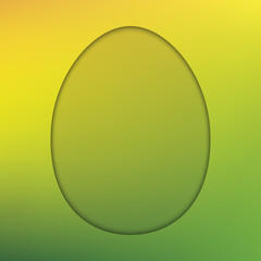 Easter blurred background