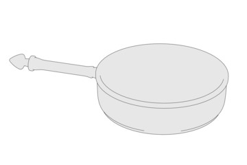 cartoon image of cooking pan