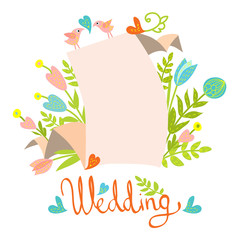 wedding invitation card template