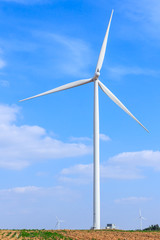 Fototapeta premium wind turbine clean energy concept
