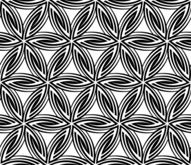 Seamless Circular Floral Pattern
