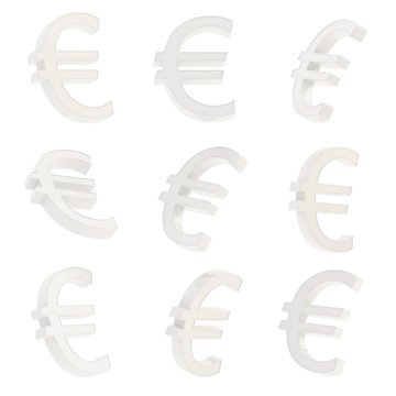 Euro currency sign render