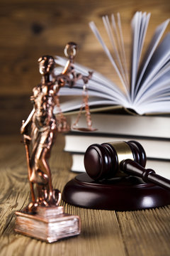 Gavel,Law theme, mallet of judge