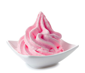 pink ice cream