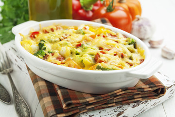 Baked vegetables