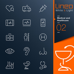 Lineo White & Light - Medical and Healthcare outline icons