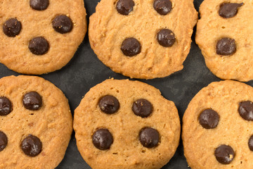 homemade chocolate chip cookies