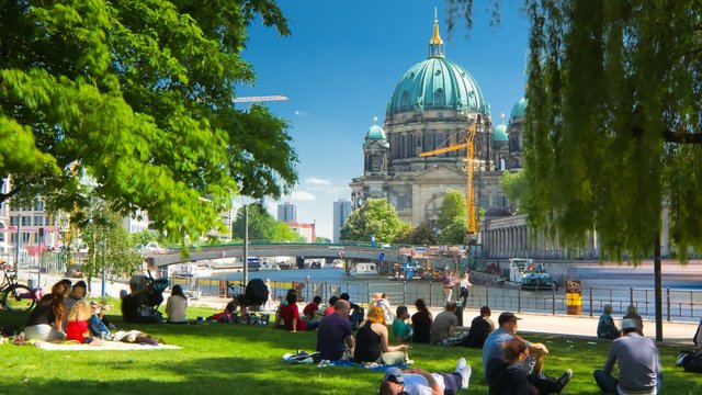 Berliner Dom, timelapse