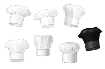 Verschiedene Kochm&uuml;tzen
