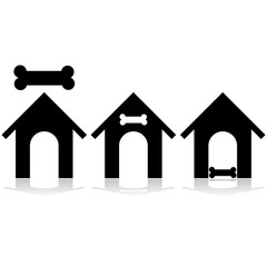 Dog house icon