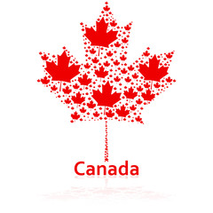 Canadian maple leaf