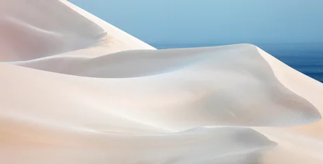 Foto auf Acrylglas Sandige Wüste Sandwüstendünen der Insel Sokotra