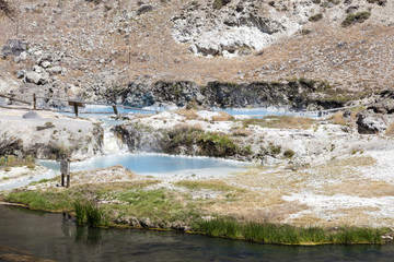 hot springs at hot creek geological site