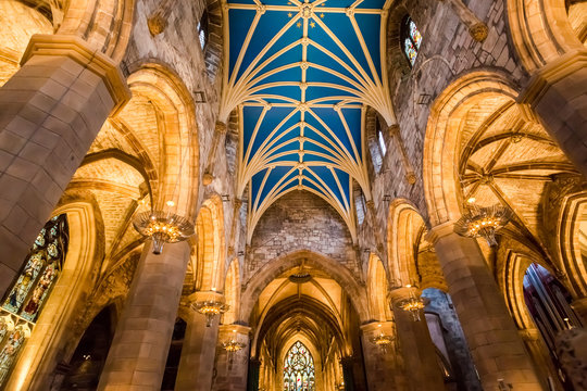 Interiors of Cathedral in Edinburgh