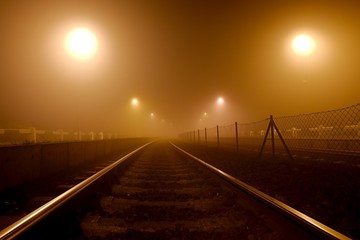 Rails in the fog