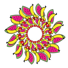 Fruit Background Food Illustration