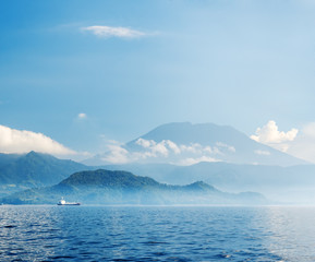 Tropical sea and blue sky
