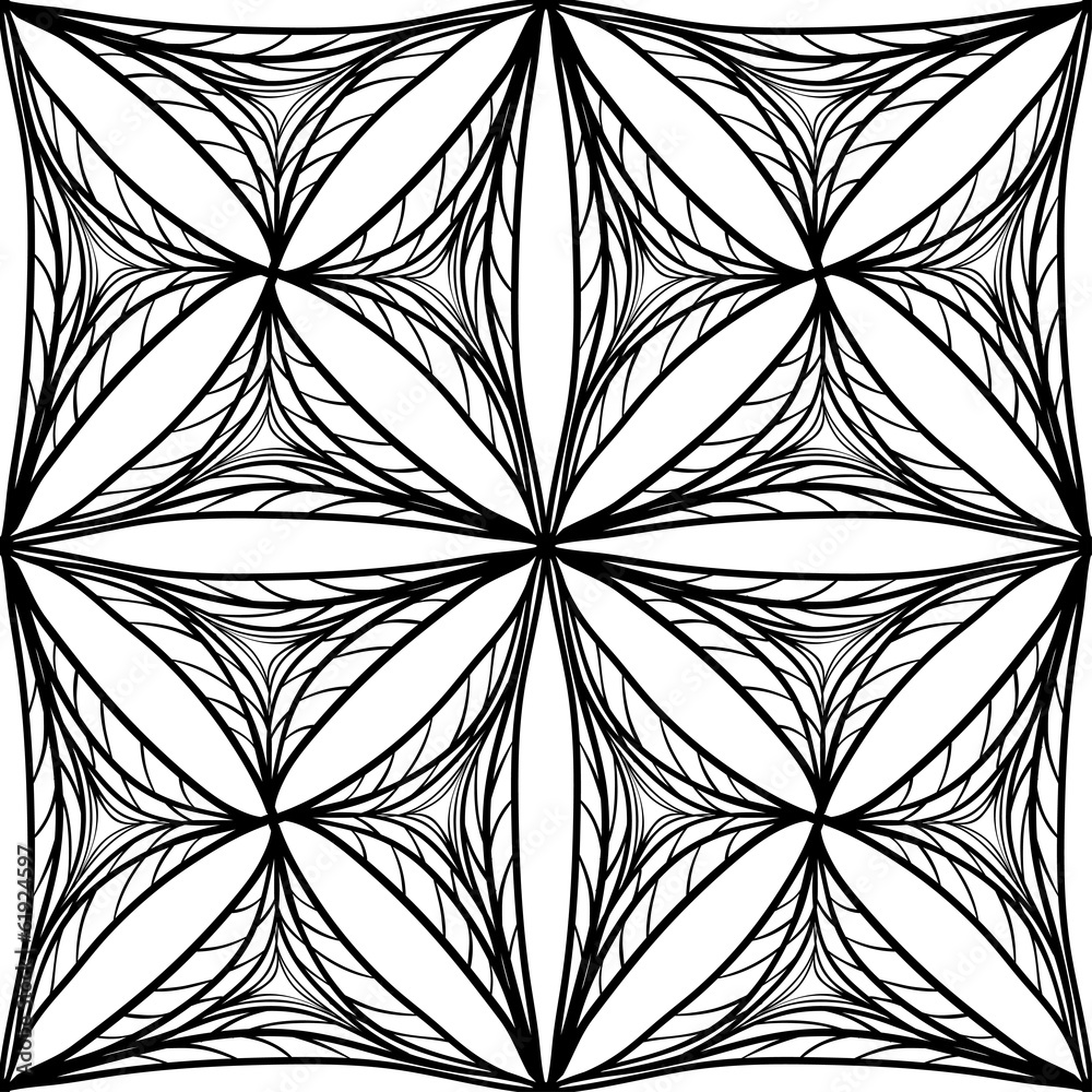 Poster seamless abstract hand drawn vector pattern