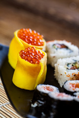 Japanese fresh sushi set