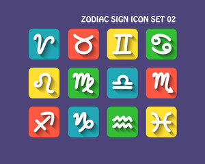 zodiac icon set 02