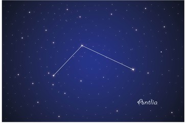 Obraz na płótnie Canvas Constellation Antlia