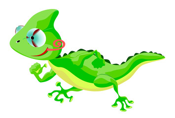 Cartoon Character Lizard