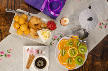 Breakfast still life