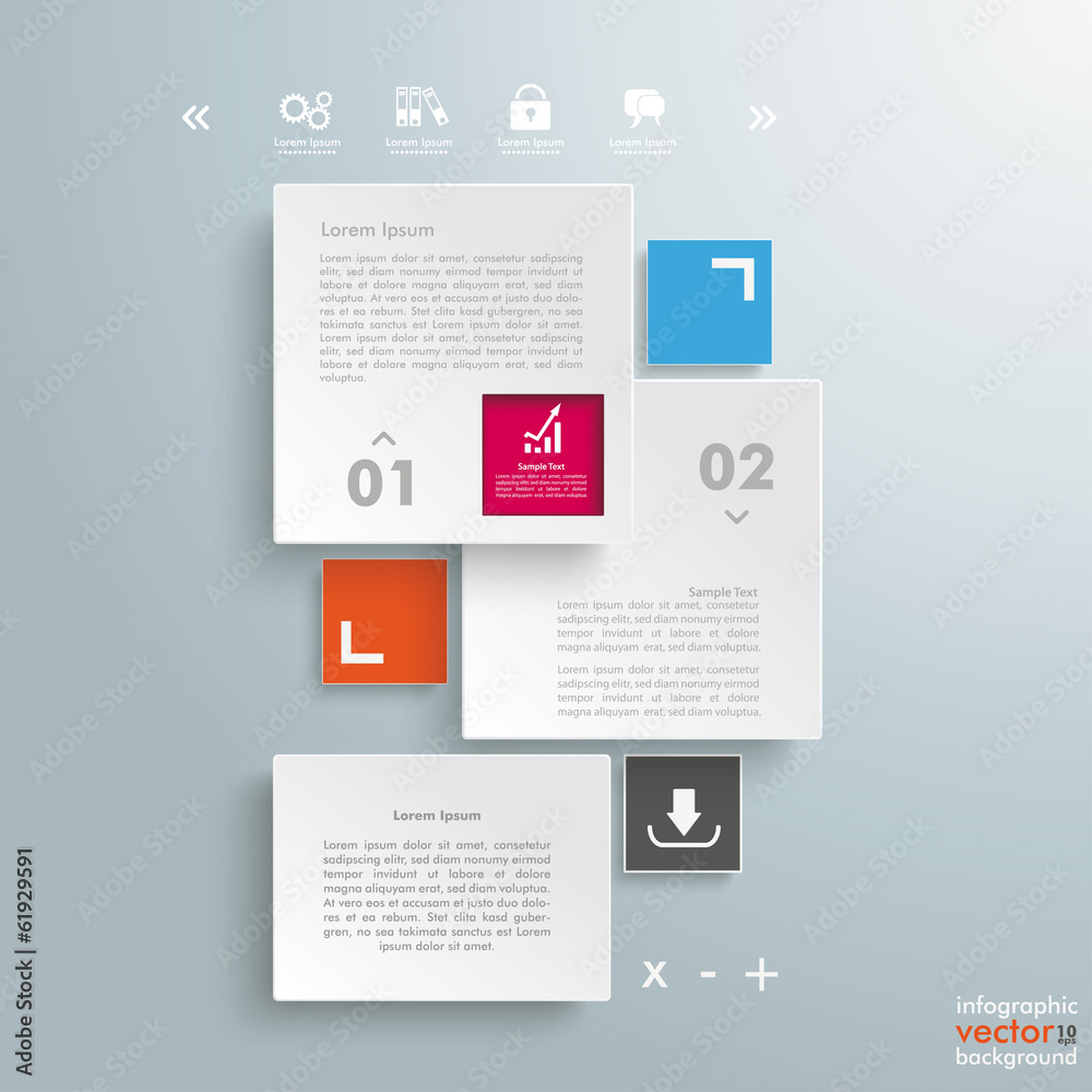 Wall mural rectangles e-commerce template 2 options additional