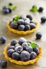 Bilberry tart