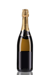 Bottle of champagne.