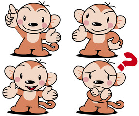 おさるのマスコットキャラクター