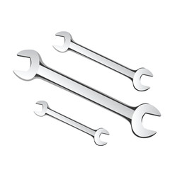 Wrench,vector and illustration, isolated on white background