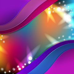 Abstract background with disco lights