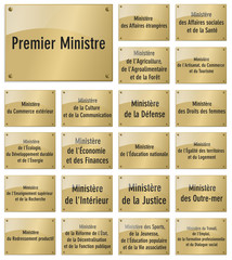 PLAQUES-MINISTERES