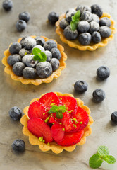 Bilberry tart