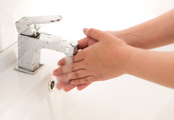 Fototapeta na wymiar Washing of hands