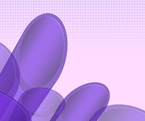 Purple abstract composition