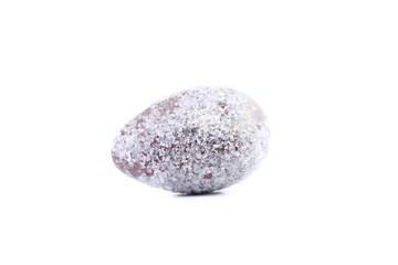 Fototapeta na wymiar Chocolate stone powdered sugar.