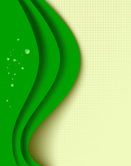 Green abstract background